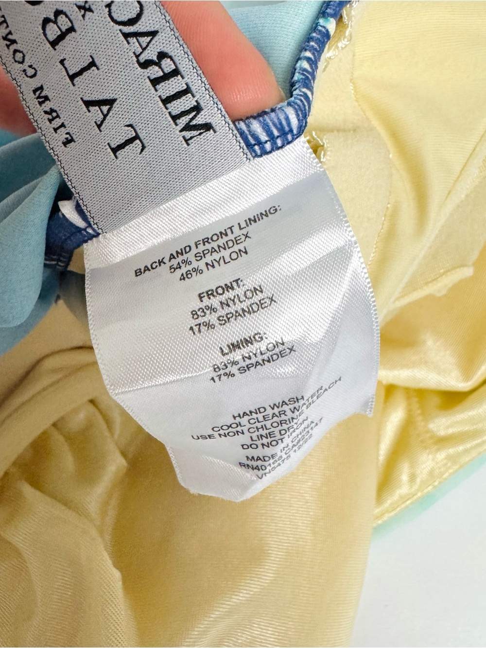 Miraclesuit Talbots Sz 10 Firm Control One Piece SwimSuit Blue Ombré UPF 50 $189 - Picture 8 of 12
